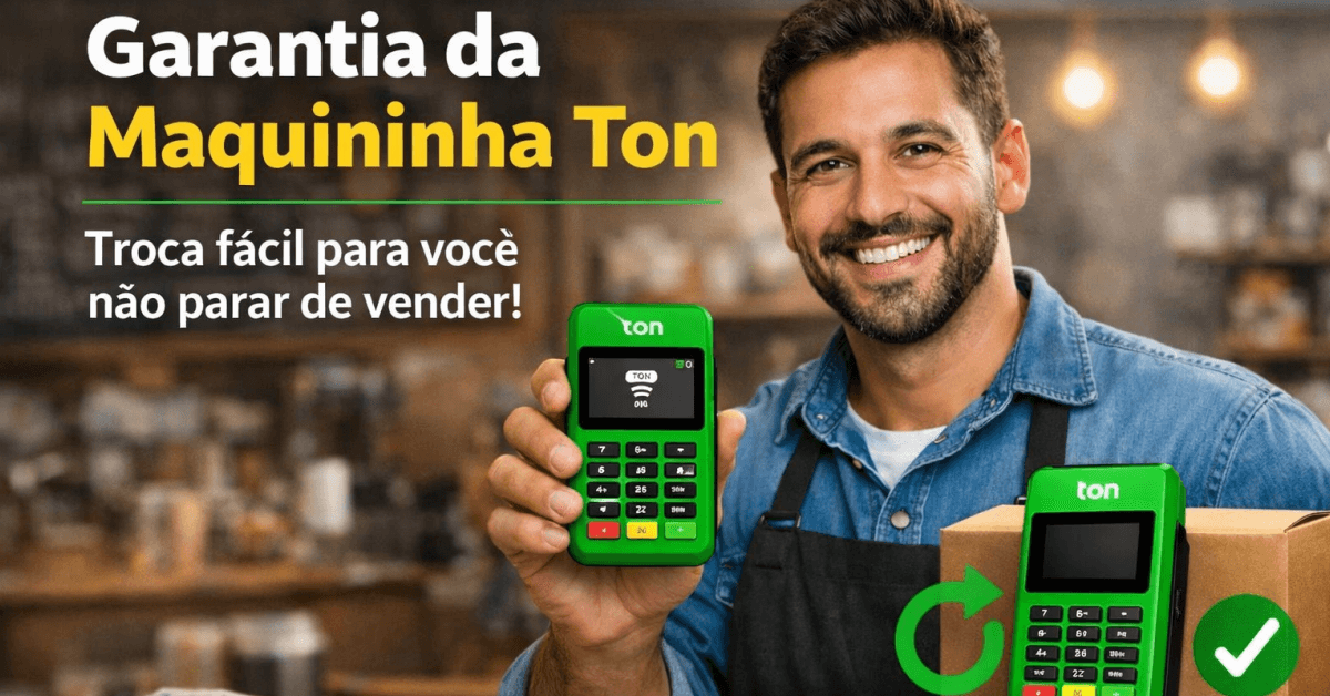 Garantia da Maquininha Ton: como funciona a troca e evite ficar sem vender