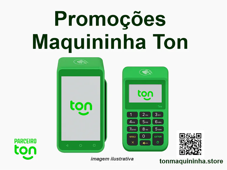 Promoções maquininha Ton