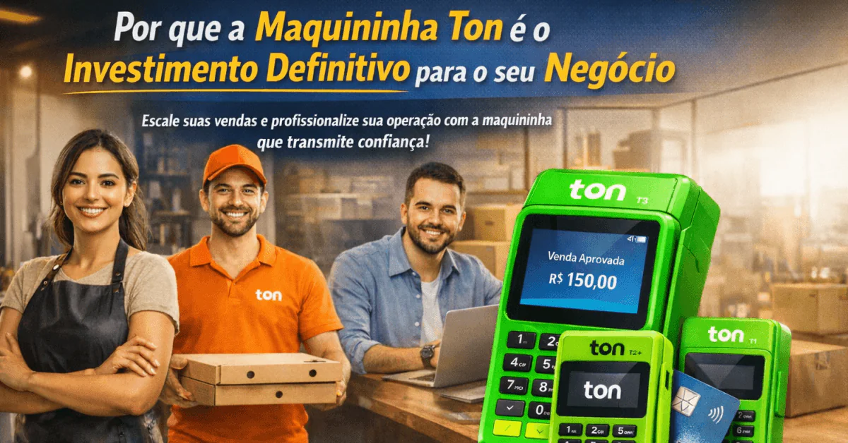 Domine seu Mercado: Por que a Maquininha Ton é o Investimento Definitivo para o seu Negócio