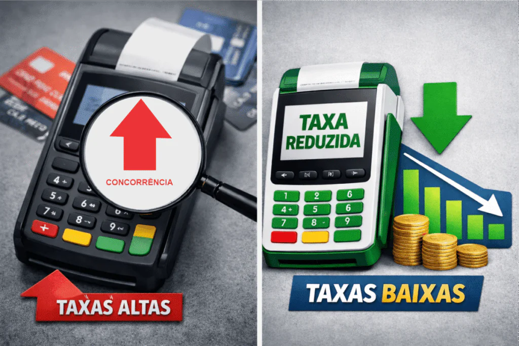 Maquininha de Cartão Ton com taxas baixas em 2026, mostrando economia nas vendas e impacto positivo no lucro de pequenos negócios.