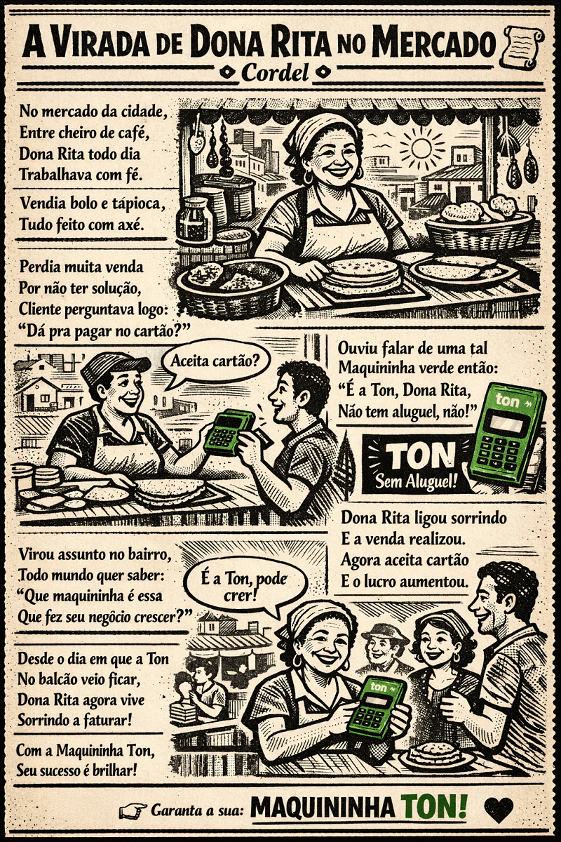 A Virada de Dona Rita no Mercado